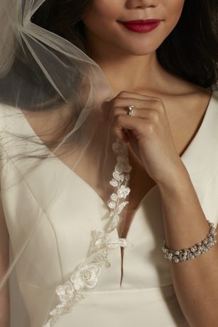 Her lip to Crystal Veil Blouson ホワイトM Her lip to Crystal